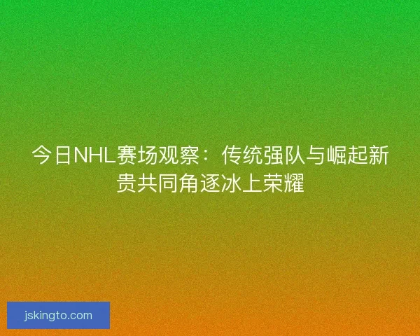 今日NHL赛场观察：传统强队与崛起新贵共同角逐冰上荣耀